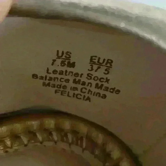 Sam Edelman Felicia Ballet Slippers Glitter Leather Women Size 7.5 - Picture 6 of 6